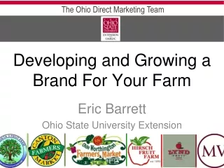 Eric Barrett  Ohio State University Extension