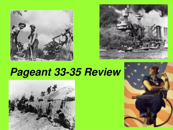 pageant 33 35 review