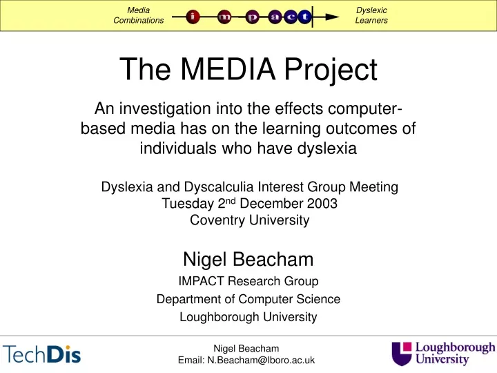 the media project