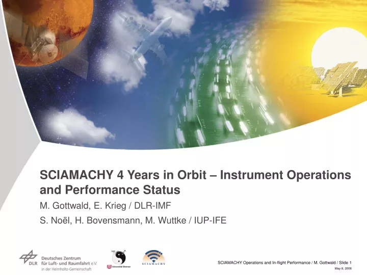 sciamachy 4 years in orbit instrument operations