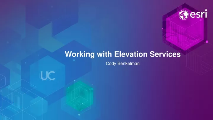 working with elevation services