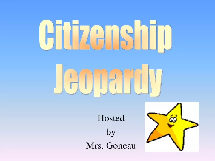hosted by mrs goneau