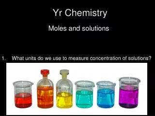 Yr Chemistry