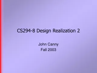 CS294-8 Design Realization 2
