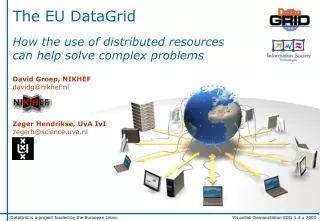 The EU DataGrid How the use of distributed resources can help solve complex problems