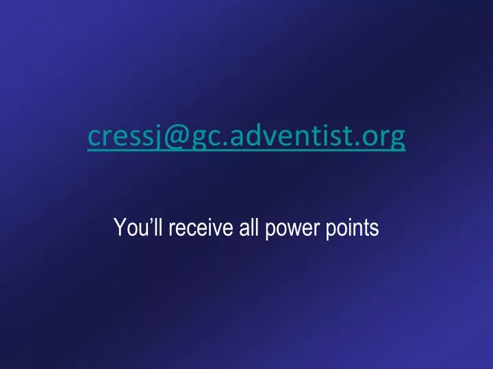 cressj@gc adventist org