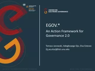EGOV.*  An Action Framework for Governance 2.0
