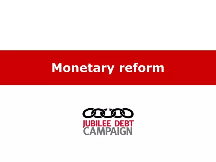 monetary reform