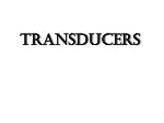 TRANSDUCERS - slide 1