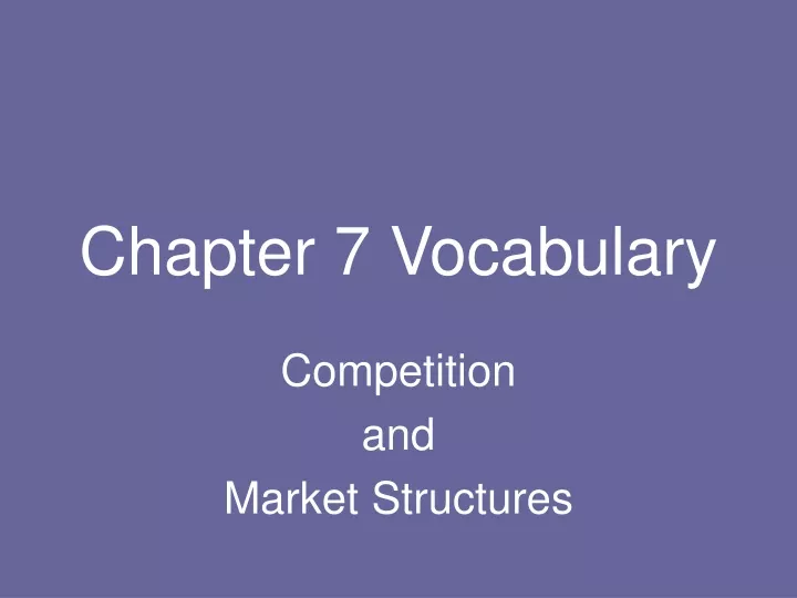chapter 7 vocabulary