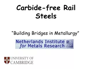Carbide-free Rail Steels