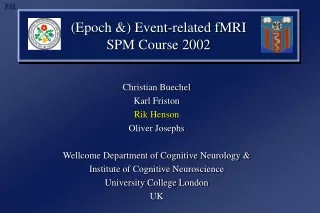 (Epoch &amp;)  Event-related fMRI SPM Course 2002
