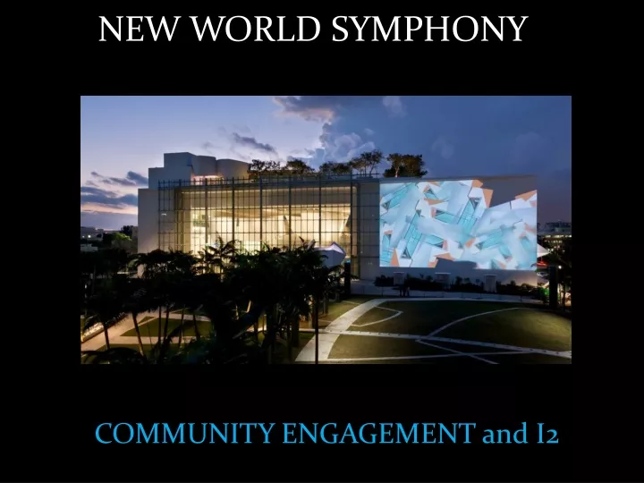 new world symphony