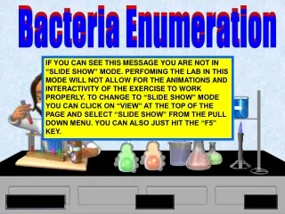 Bacteria Enumeration