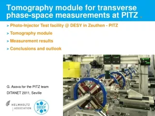Tomography module for transverse phase-space measurements at PITZ  .