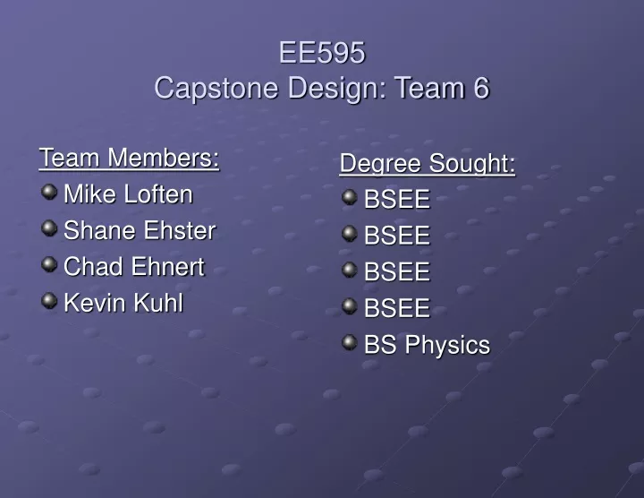 ee595 capstone design team 6