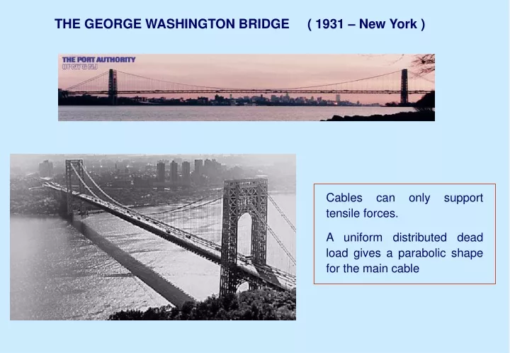 the george washington bridge 1931 new york