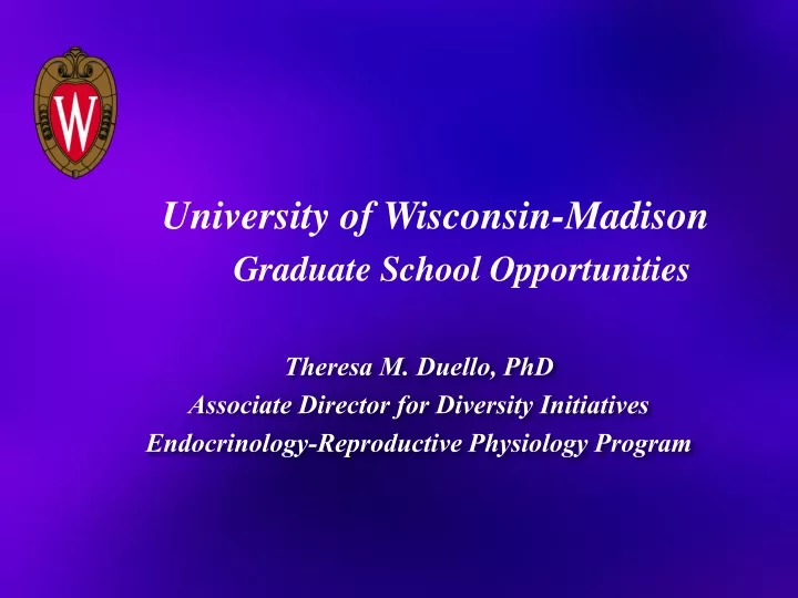 university of wisconsin madison graduate school