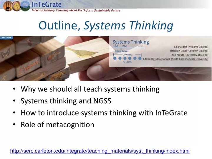 outline systems thinking