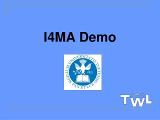 I4MA Demo