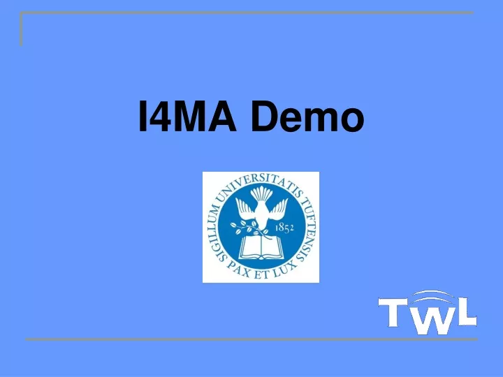 i4ma demo