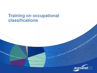 Training on occupational classifications