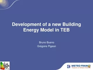 Development of a new Building Energy Model in TEB