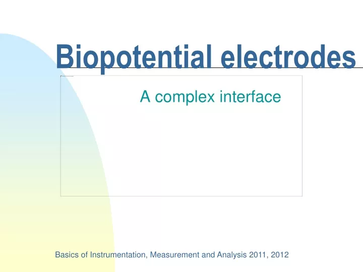 biopotential electrodes