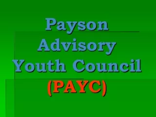 Payson Advisory Youth Council  (PAYC)