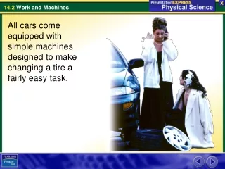 All cars come equipped with simple machines designed to make changing a tire a fairly easy task.