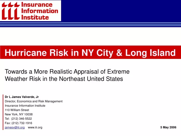 hurricane risk in ny city long island