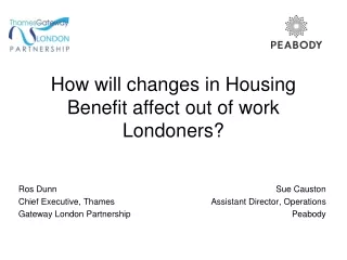 How will changes in Housing Benefit affect out of work Londoners?