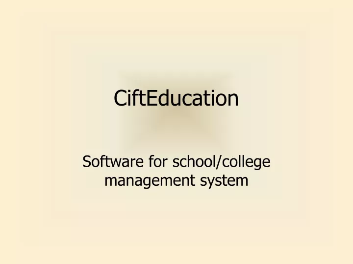 cifteducation