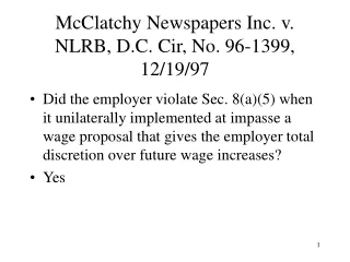 McClatchy Newspapers Inc. v. NLRB, D.C. Cir, No. 96-1399, 12/19/97