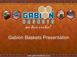 Gabion Baskets Presentation