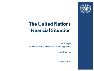 The United Nations Financial Situation