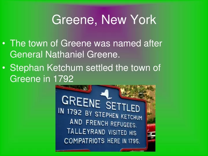 greene new york