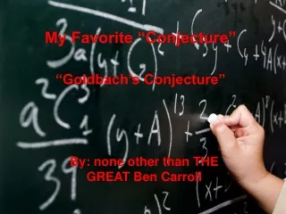 My Favorite “Conjecture”