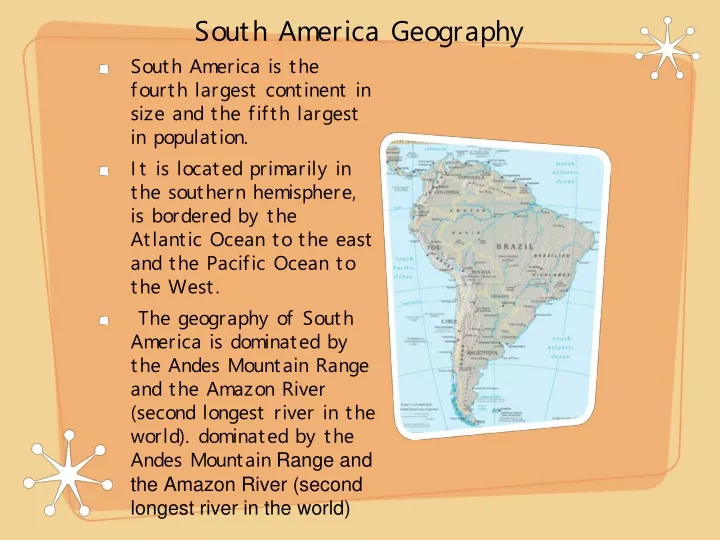 south america geography