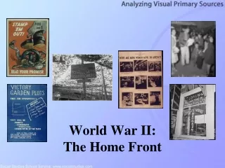 World War II:  The Home Front
