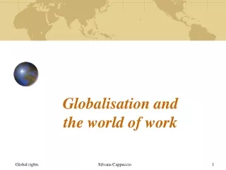 Globalisation and  the world of work