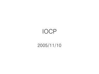 IOCP