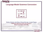 Language Model Grammar Conversion