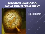 Diverse AP & Semester Social Studies Courses | Livingston High School - slide 1