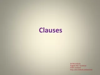 Clauses