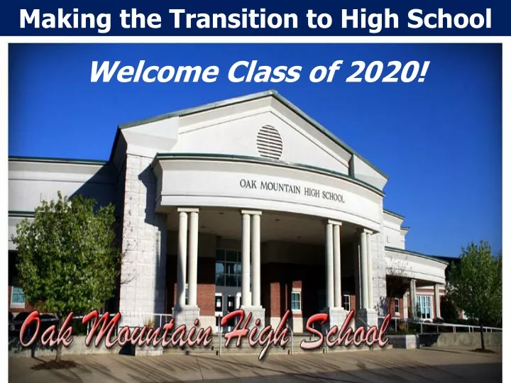 making the transition to high school