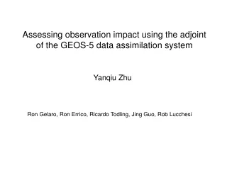 Assessing observation impact using the adjoint of the GEOS-5 data assimilation system