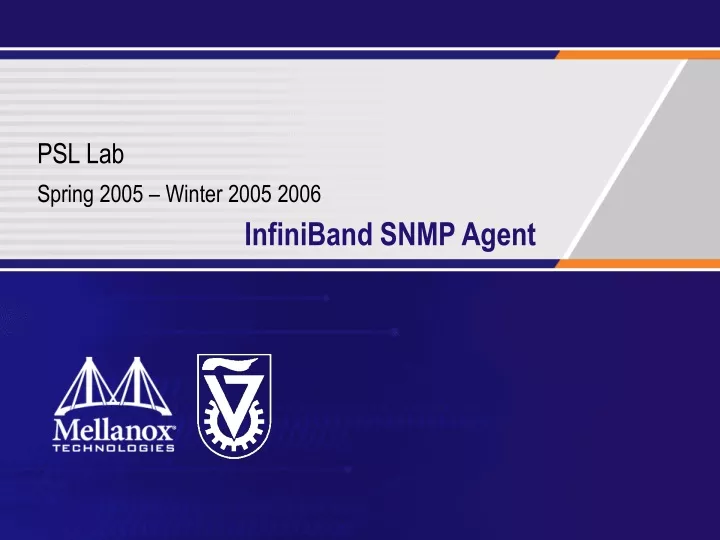 infiniband snmp agent