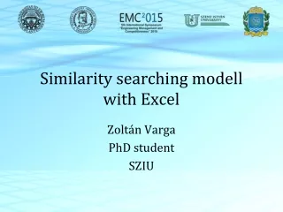 Similarity searching modell with Excel