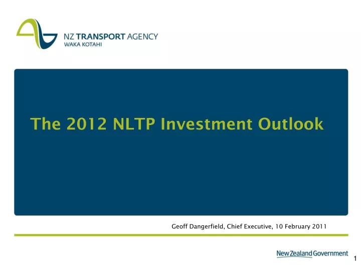 the 2012 nltp investment outlook